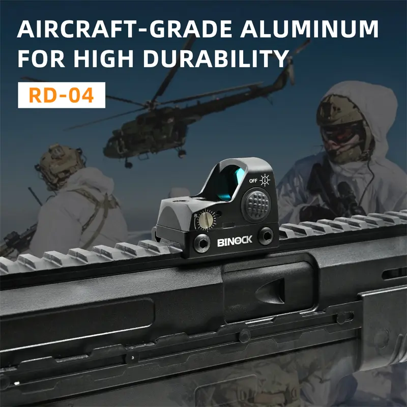 Lightweight 1x red dot optic