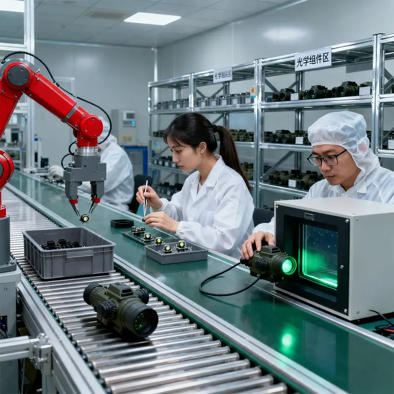 binock production and checking department