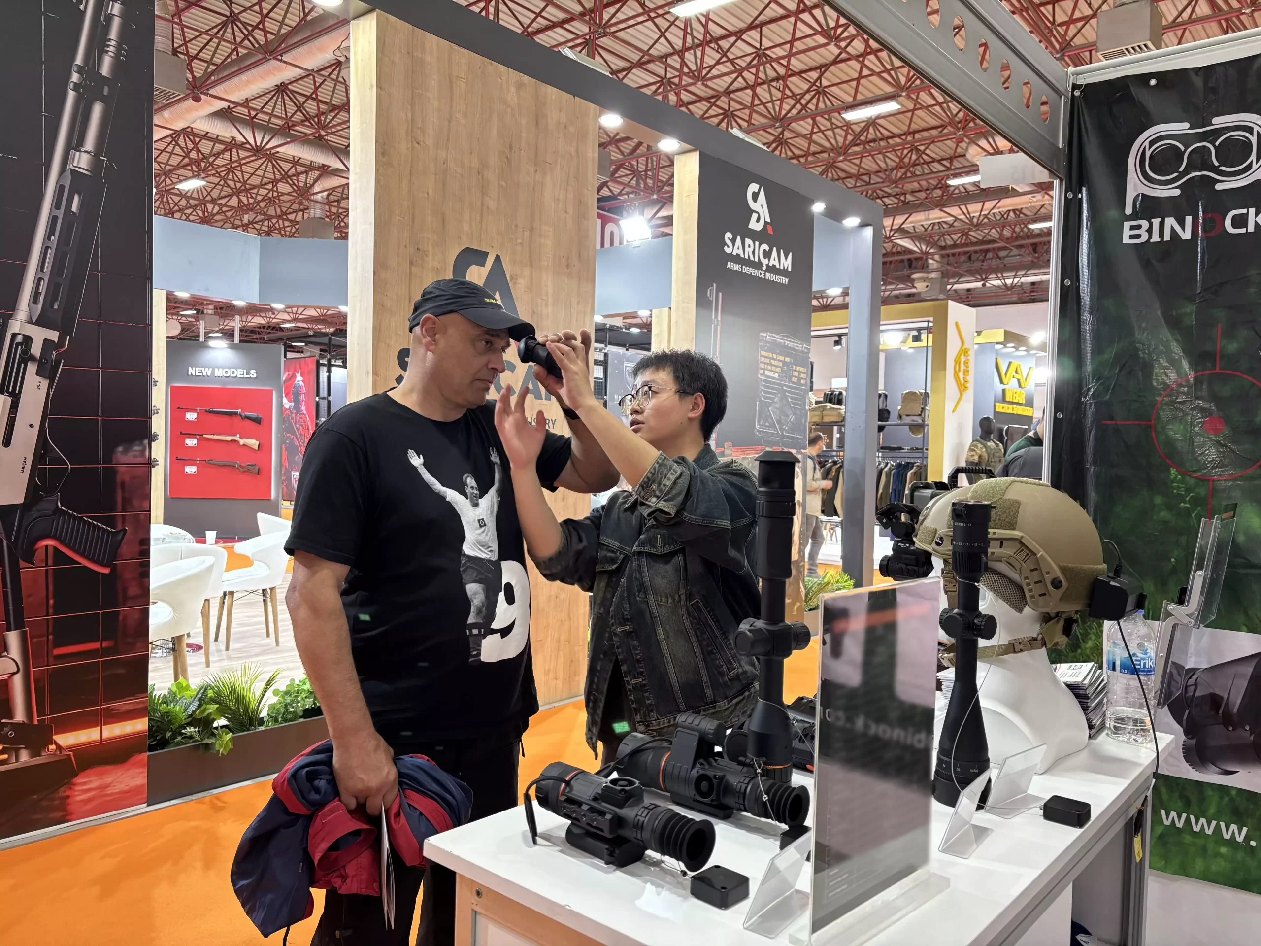 binock's night vision goggles exhibition in Turkey