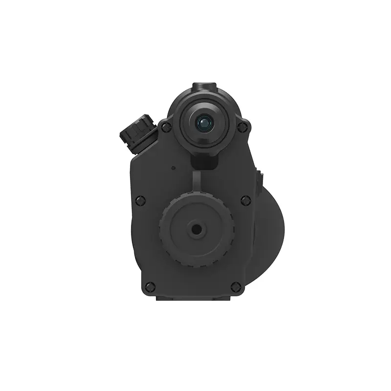 front part of night vision goggle for helmet on a white background